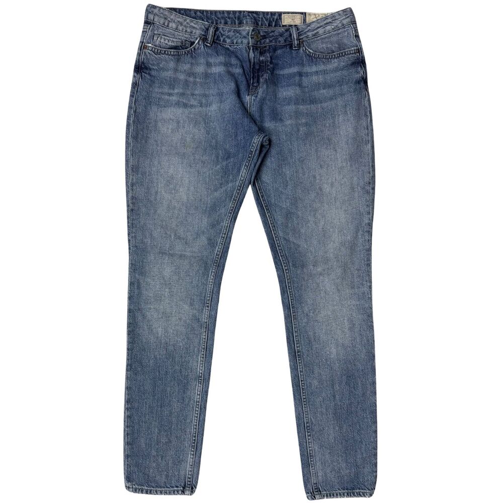 All Saints Jeans Womens Casey Low Rise Straight Fit Sz 33X30 Jeans Faded Frayed